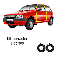 Vedação Porta Uno Mille: Kit Borrachas Impermeáveis - imagem 1