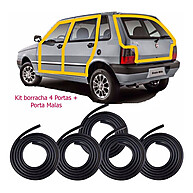 Vedações Uno Mille: Kit Completo Portas e Mala - imagem 1