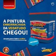 Tinta emborrachada vedatudo Grafite 4kg - imagem 3
