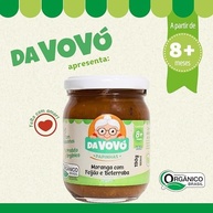 Da Vovó, Papinha infantil vegana, +8, Orgânica, Sabor Moranga com Feijão e Beterraba, 200ml - imagem 4