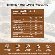 Barra Proteína Vegana Move Paçoca Harts 40g - Natural - imagem 3