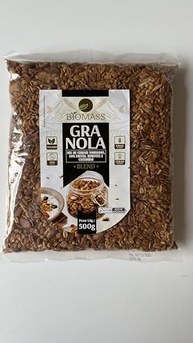 Granola Blend Biomass, Mistura de Cereais com Frutas e Castanhas, 500g, Vegano - imagem 2