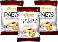 Chips de Batata Doce e Mandioquinha Alimento Vegano Fhom 45g - imagem 3