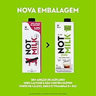 NotMilk NotCo: Bebida Vegetal Zero Açúcar 1L - imagem 3