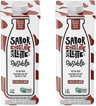Kit 2X: Leite Vegetal de Castanha de Caju Chocolate Orgânico Possible 1L - imagem 1