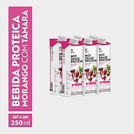 NotShake Morango: Proteína Vegetal 16g (6x250ml) - imagem 1
