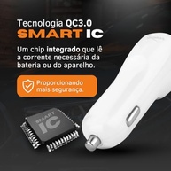 Carregador Veicular Turbo 38W 3 Portas USB-C/Lightning - Carga Rápida PD/QC 3A para iPhone 15/16 e Androids - Homologado ANATEL - imagem 4