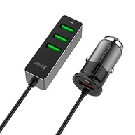 Carregador Veicular C3Tech UCV-Q430BK: 4 Portas USB, Quick Charge 3.0 e 3.4A - Potência e Rapidez no Seu Carro! - imagem 2