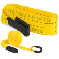 Cinta de Reboque 10 Toneladas - Resgate Veicular Seguro para Carros, 4x4, Caminhões e Mais (6m) - imagem 1