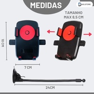 Suporte Veicular Universal com Ventosa e Trava Automática: Navegação Segura e Confortável - imagem 5
