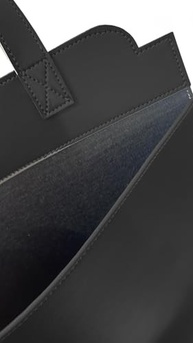 Lixeira Premium para Carro em Couro Sintético Preto - Organize seu Veículo com Estilo! - imagem 3
