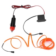 Luz de LED Fria Laranja para Carro 12V - Ilumine seu Veículo com Estilo e Flexibilidade (2m) - imagem 1