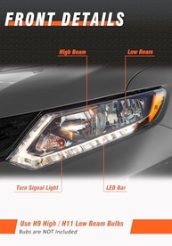 Farol Nissan Rogue 2014-2016: Iluminação Superior e Segurança para Seu Veículo - imagem 3