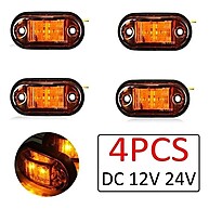 Luz Lateral LED Âmbar: Ilumine seu Veículo! - imagem 2