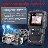 Scanner Automotivo 3001 OBD2: Diagnóstico Rápido e Preciso em Português para Veículos Pós-1996 - imagem 5