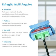 Esfregão Multiângulo Escritex: Limpeza Profissional para Veículos com Jato de Água - imagem 3