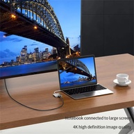 Hub USB-C 3 em 1: Conecte, Carregue e Veja em 4K! - imagem 3