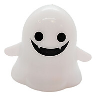 Vela LED Fantasma Sorriso – Decoração de Halloween Encantadora - imagem 1