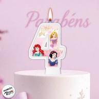 Vela Princesas Disney N°4: Festa Mágica! - imagem 1