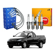 Velas e Cabos Ngk: Kit para Montana 1.4 Flex (2009-2010) - imagem 1