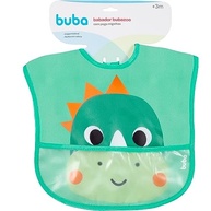 Buba Babador Com Bolso Zoo Dino - Impermeável, Livre de BPA, com Fechamento em Velcro - imagem 5