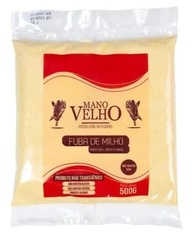 Kit 3X: Fubá de Milho Natural Mano Velho 500g - imagem 1