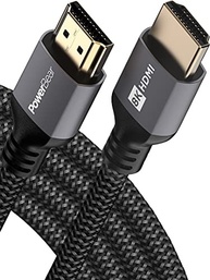 Cabo HDMI 2.1 PowerBear 8K 3m: Velocidade 48Gbps, 4K@120Hz, 8K@60Hz, eARC, HDR Dinâmico - Ideal para PS5, Xbox, PC e Mais! - imagem 2