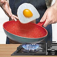 Panela Polishop Sauté Petit 20cm: Cozinhe Sem Óleo e com Mais Velocidade - imagem 2