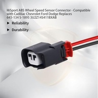 Conector ABS Sensor Velocidade Roda HiSport: Compatibilidade Ampla para Cadillac, Chevrolet, Ford e Dodge | Substitui 645-134 S-1895 3U2Z14S411BXAB - imagem 4