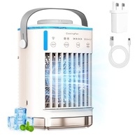 Ar Condicionado Portátil Evaporativo 4 Velocidades com Luz Noturna RGB e Tanque 700ml - imagem 2
