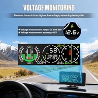 MR CARTOOL M60: Inclinômetro Digital GPS HUD para Off-Road com Velocímetro e Bússola - imagem 4