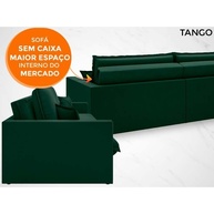 Sofá Retrátil e Reclinável Tango 2,20m Velosuede - imagem 2