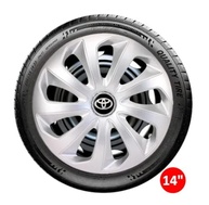 Jogo 4 Calotas Esportivas Velox Prata Aro 14 para Toyota Etios, Yaris e Corolla - imagem 4
