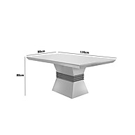 Sala de Jantar Completa: Mesa e 4 Cadeiras Veludo - imagem 2