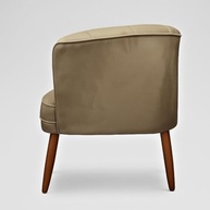 Poltrona Ergonômica Cappuccino para Sala de Espera | Tecido Veludo e Estrutura Resistente - imagem 5
