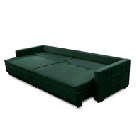 Sofá Retrátil Karen: Conforto e Estilo em Verde Veludo - imagem 2