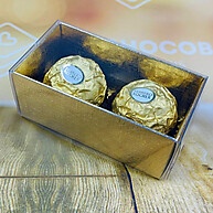 Caixa para 2 Doces Ouro: Elegância que Vende! - imagem 2