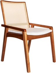 Cadeira Venezia em Madeira Maciça – Design Moderno e Conforto Duradouro para Sala de Jantar ou Escritório - imagem 1