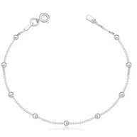 Kit Pulseiras Prata 925: Coração, Bolinha e Veneziana - imagem 2