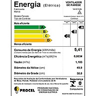 Ventilador de Parede 60cm: Kit 2 Bivolt Ventidelta - imagem 2