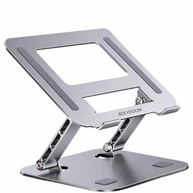 Suporte de Notebook em Alumínio Ajustável com Ventilação e Design Ergonômico - Compatível com MacBook, Tablets e Notebooks - imagem 1