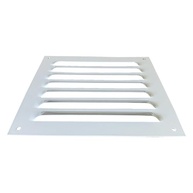 Grade Grelha de Ventilação Quadrada em Alumínio Branca Reforçada 20x20 cm - Ideal para Decoração e Circulação de Ar - imagem 5