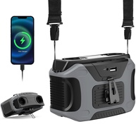Ventilador de Cintura Portátil com Bateria 20000mAh - 5 Velocidades, Mão Livre, Ideal para Trabalho e Atividades ao Ar Livre - imagem 1