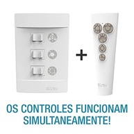 Ventilador de Teto Aliseu Terral Plus 127V com Controle Remoto e de Parede - 128cm - imagem 4