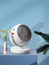Ventilador de Mesa 3 Velocidades 1800mAh com Design Portátil e Silencioso - imagem 2