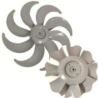 Hélice para Ventilador Philco PVT490 Turbo 8 Pás 40cm Cinza - Peça Original de Alta Durabilidade - imagem 4