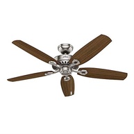 Ventilador de Teto Builder Plus Hunter 127V com Acionamento por Corrente e Pás Reversíveis Cerejeira - imagem 4