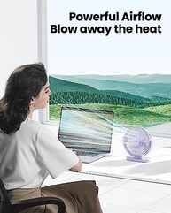 Ventilador de Mesa USB Gaiatop - Silencioso, Portátil e Potente com 3 Velocidades - imagem 4