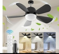 Ventilador de Teto 30W E27 com 6 Pás e Luz RGB - Design Moderno Bivolt - imagem 4