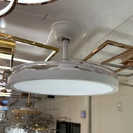 Ventilador de Teto Retrátil com LED 36W, 4 Pás Invisíveis, Controle Remoto, 6 Velocidades, Bivolt - imagem 3